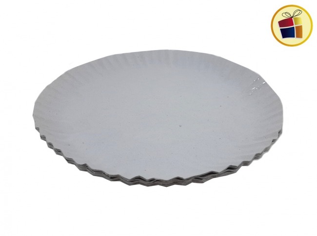 PLATO N°14 X10 CARTON REDONDO (2014/03772) LA CORPORACION