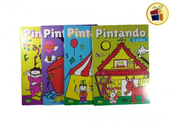 LIBRO PARA COLOREAR PINTANDO VARIOS MOTIVOS (040230/103201)