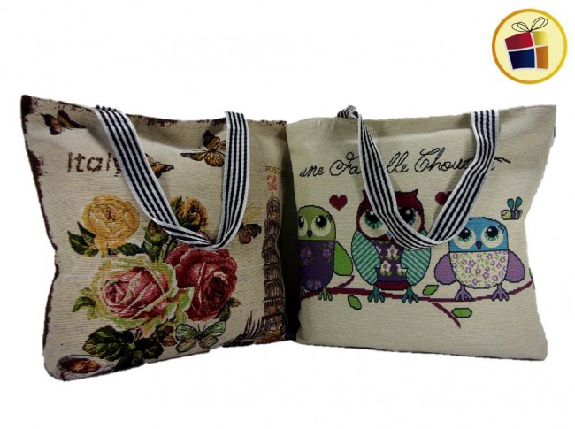 BOLSO PARA DAMA GRANDE TELA ESTAMPADA CH (045276)