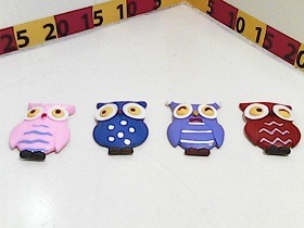 ADORNO IMAN BUHO POLIRESINA 7CM (341731/734-17-3) 