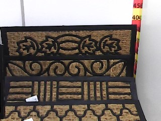 "P.C1.C2"ALFOMBRA FELPUDA COCO Y GOMA RECTANGULAR 60X40CM JAISPUR(381254/SHP-2303)