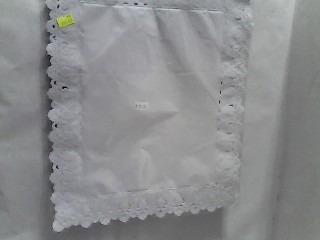 BLONDA 31X37CM X5 RECTANGULAR BORDADA BLANCA (34160) COMERCIAL DAVIES 