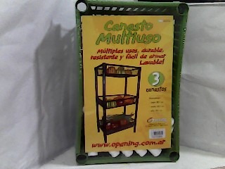 CANASTO MULTIUSO X3 SIN RUEDA COLOR OPENING (TB-0625CS/111310)