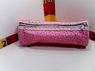 CARTUCHERA TUBO ESTAMPADA CON PUNTILLA (217089) 