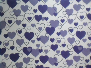 CARTULINA FANTASIA CORAZONES VIOLETA (ALFA) (042082)