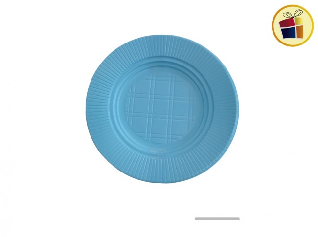 (P.R.C1.C2.F.B.RCIA)PLATO 22 CELESTE X10 GRANDE (49135) PLASTICO SAN ANDRES