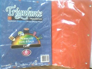 REPUESTO CANSON Nº3 COLOR X6 HJS TRIUNFANTE (577024)