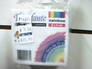 TACO PAPEL COLOR 9X9 CM 400 HJS TRIUNFANTE (014611)