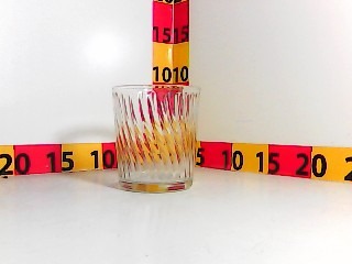 VASO DE VIDRIO TORNADO BLANCO X1 (410745)